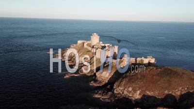 Fort La Latte - Castle Of La Roche Goyon - Video Drone Footage