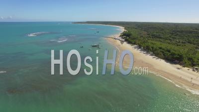 Plage Des Pêcheurs Vidéo Drone à Trancoso, Brésil