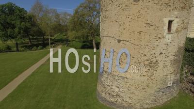 Brissac Castle - Video Drone Footage In Spring