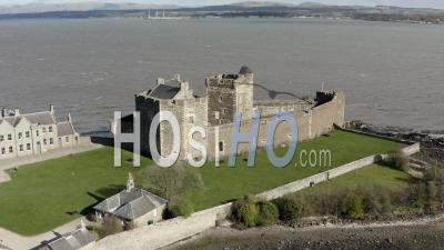 Château De Blackness En Ecosse, Royaume-Uni - Vidéo Aérienne Par Drone