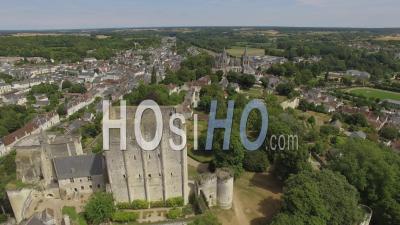Loches, Royal City - Video Drone Footage