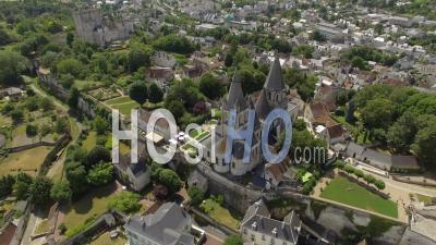 Loches, Cité Royale, Vidéo Drone