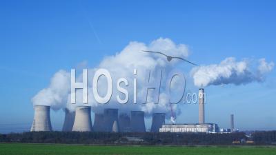 Time-Lapse Of A Coal Fired Power Station