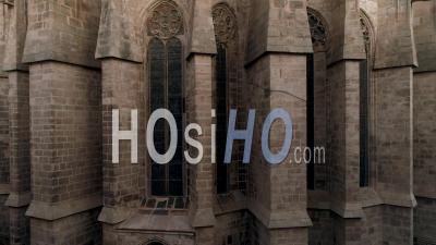 Cathédrale De Rodez, Au Soleil Couchant - Vidéo Drone