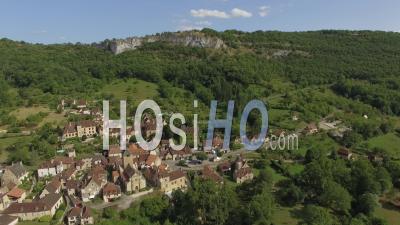  Autoire, One Of The Most Beautiful Villages In France - Video Drone Footage 