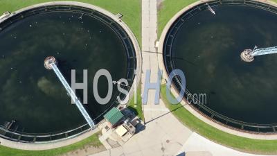 Detroit Sewage Treatment Plant - Video Drone Footage