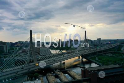 Boston Massachusetts - Aerial Photography