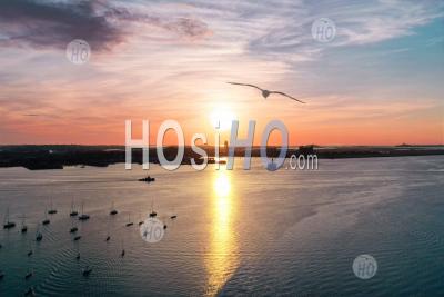 Boston Massachusetts - Aerial Photography