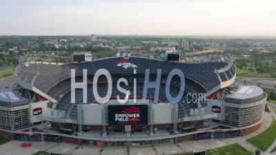 Empower Field At Mile High - Video Drone Footage
