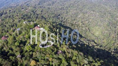 Aerial The Habitat Penang Hill - Video Drone Footage