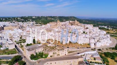Ostuni, Italy - Video Drone Footage