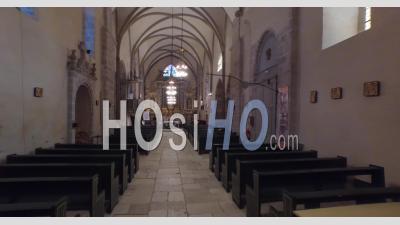 The Church Of Allassac, Filmed By Drone