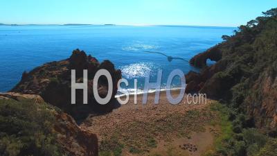 Théoule Sur Mer Beach - Video Drone Footage