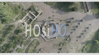 Punic Harbor, Carthage, Tunisia - Video Drone Footage