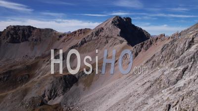 The Col Des Peygus, Near The Col D'izoard, Hautes-Alpes, France, Viewed From Drone