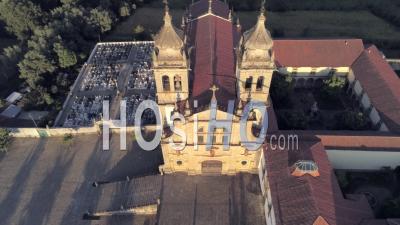 Monastery Of St Martin Of Tibaes, Mire De Tibaes, Portugal - Video Drone Footage