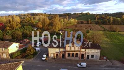 La Salvetat-Belmontet Village - Video Drone Footage