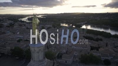 Palais Des Papes, Avignon, Vidéo Drone