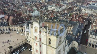 Tower Of Philippe Le Bon - Dijon - Video Drone Footage