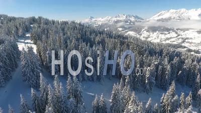 Saint Gervais Les Bains Ski Resort - Video Drone Footage