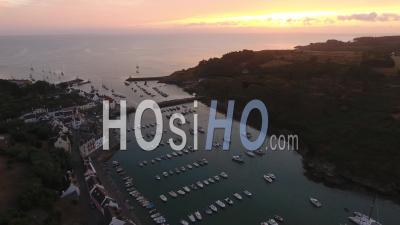 Port Of Sauzon - Video Drone Footage