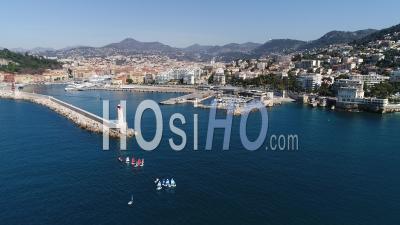 Nice Nice French Port - Video Drone Footage