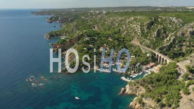La Côte Bleue, Ensues La Redonne, Calanque Méjean, Port De Grand-Méjean - Vidéo Drone