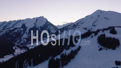 Lever Du Soleil Au Mont Blanc - Vidéo Drone