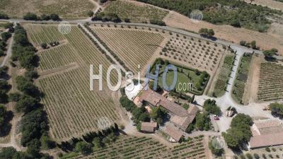 Domaine De Saint Ser, Puyloubier, Vignoble De Provence - Aerial Photography