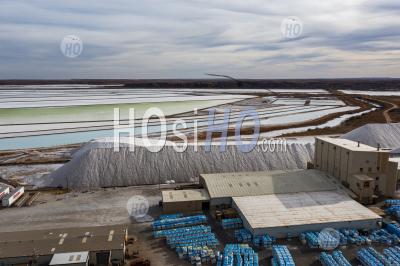 Cargill Solar Salt Plant - Photographie Aérienne