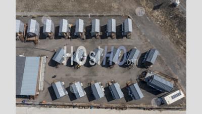 Tiny Homes For The Homeless - Aerial Photography