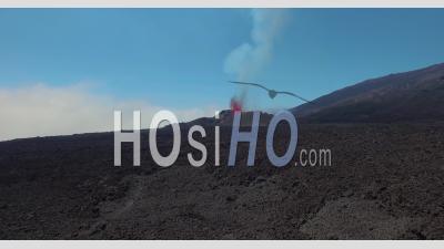 Eruption Du Piton De La Fournaise, Vidéo Drone