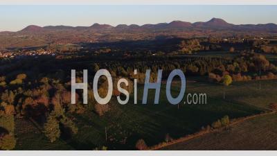 La Chaîne Des Puys, Auvergne, Vidéo Drone