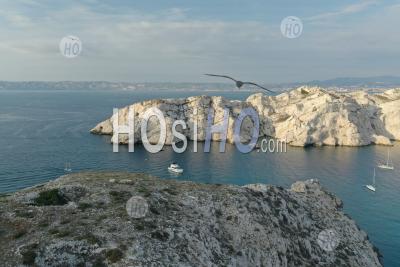  Archipel De L'île Du Frioul Situé Dans La Mer Méditerranée, Marseille - Photographie Aérienne