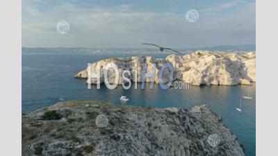 Frioul Island Archipelago Situated In The Mediterranean Sea, Marseille - Aerial Photography