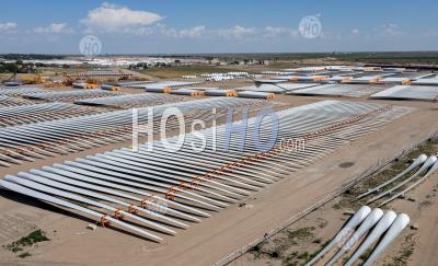 Wind Power Distribution Center - Aerial Photography