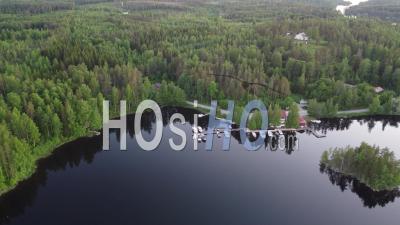 Partakoski In South Karelia - Video Drone Footage
