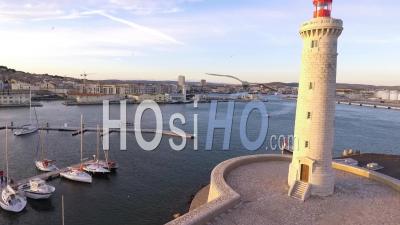 Port Of Sète - Video Drone Footage
