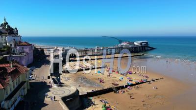 Cromer Beach And Pier, Filmed By Drone