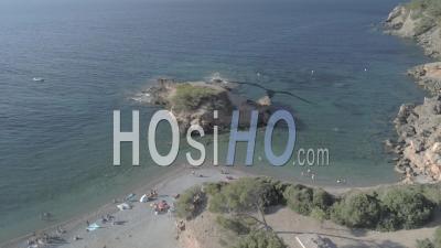 Hidden Beach In Mallorca - Video Drone Footage