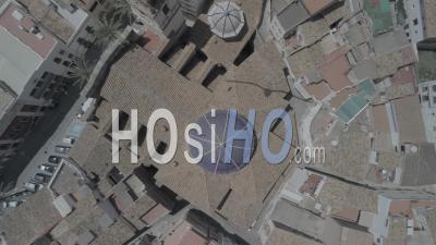 Saint Peter The Apostle Church, Bunol, Spain - Video Drone Footage