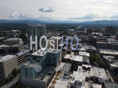 Downtown Asheville North Carolina Usa Looking West 11 - Aerial Photography