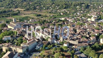 Provencal Village Of Lorgues, Drone Footage