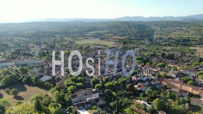Provencal Village Of Lorgues, Drone Footage