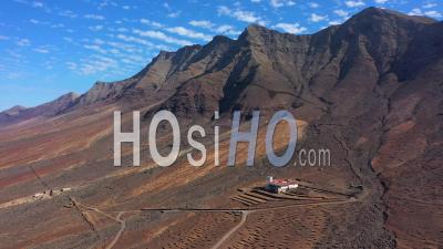 Spain, Canary Islands, Fuerteventura, Parque Natural Jandia, Mountain Landscape - Video Drone Footage