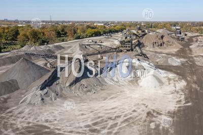 Edward C Levy Aggregates Plant - Aerial Photography