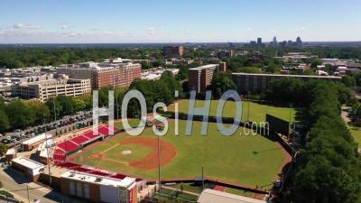 2022 - Good Aerial Over North Carolina State University Campus In Raleigh, North Carolina - Video Drone Footage