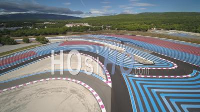 Le Castellet, Paul Ricard Race Car Circuit, Var, France - Video Drone Footage