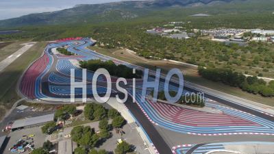 Le Castellet, Paul Ricard Race Car Circuit, Var, France - Video Drone Footage