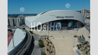 Marseille, Velodrome Stadium And Le Prado, Bouches Du Rhone, France - Aerial Photography
